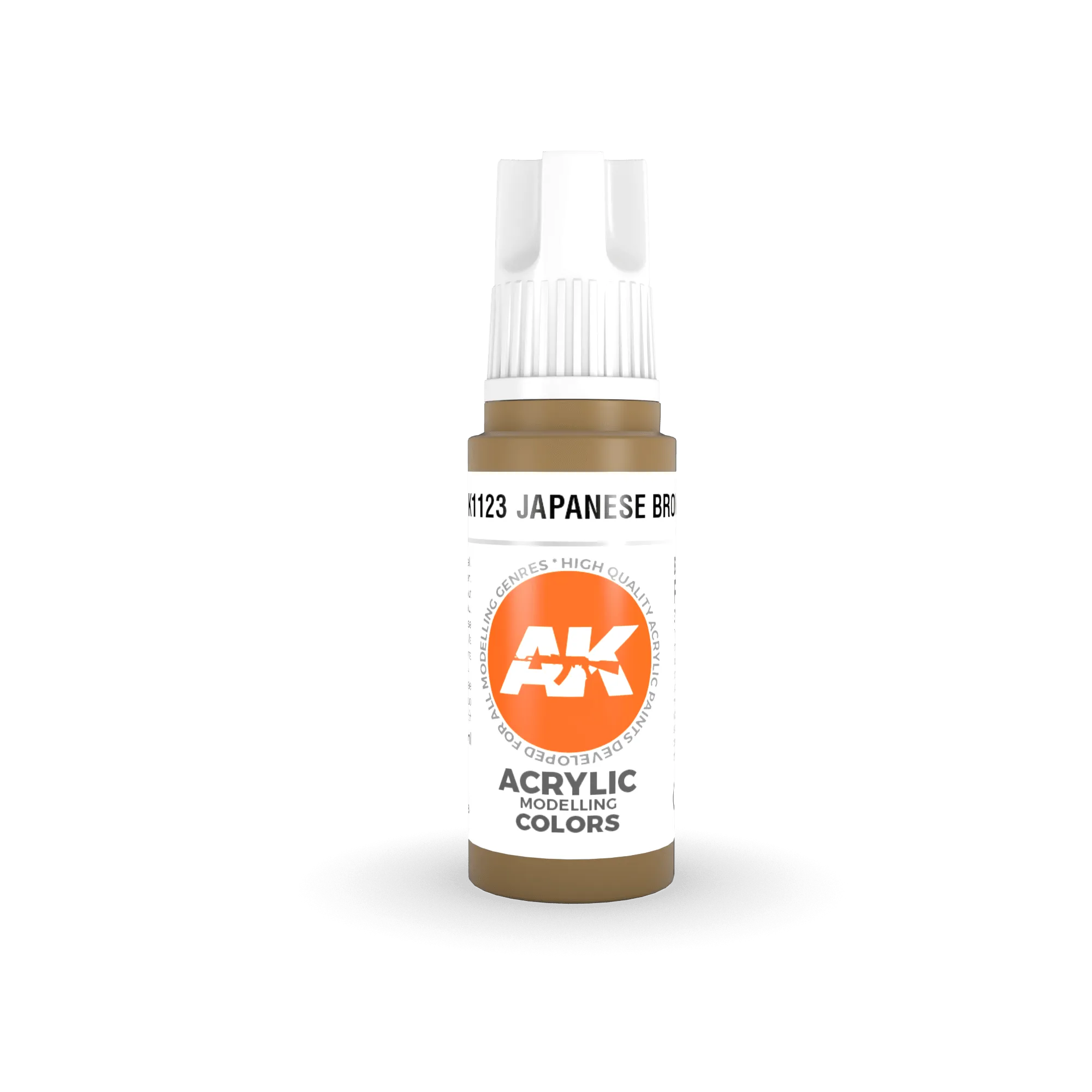 AK Interactive AK11123 3G Japanese Brown Acrylic Paint 17ml