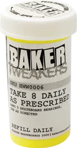 Baker Abec-5 Tweakers Skateboard Bearings - Single Set