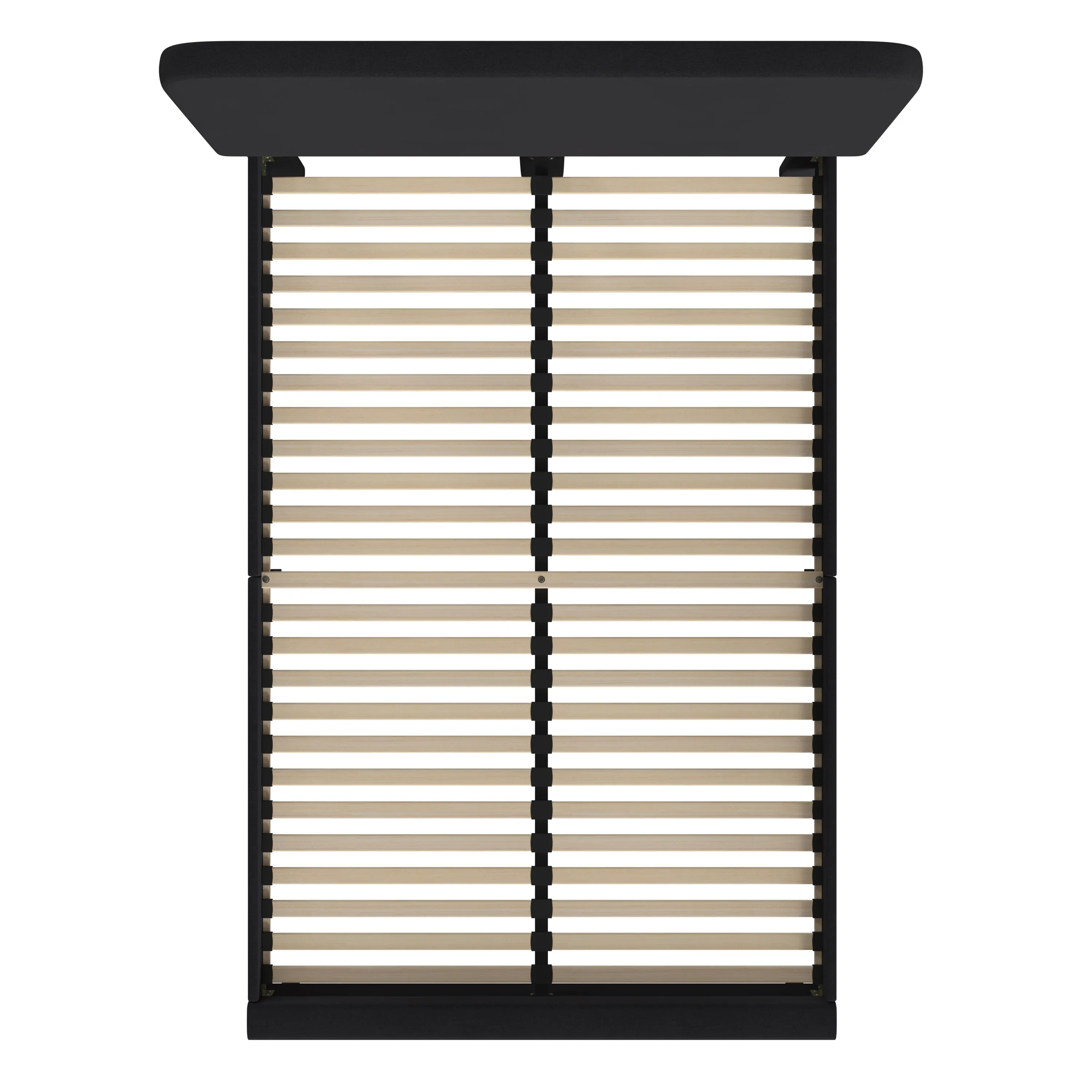 Black Full Size Platform Bed HG-3WPB21-F02-F-BK-GG