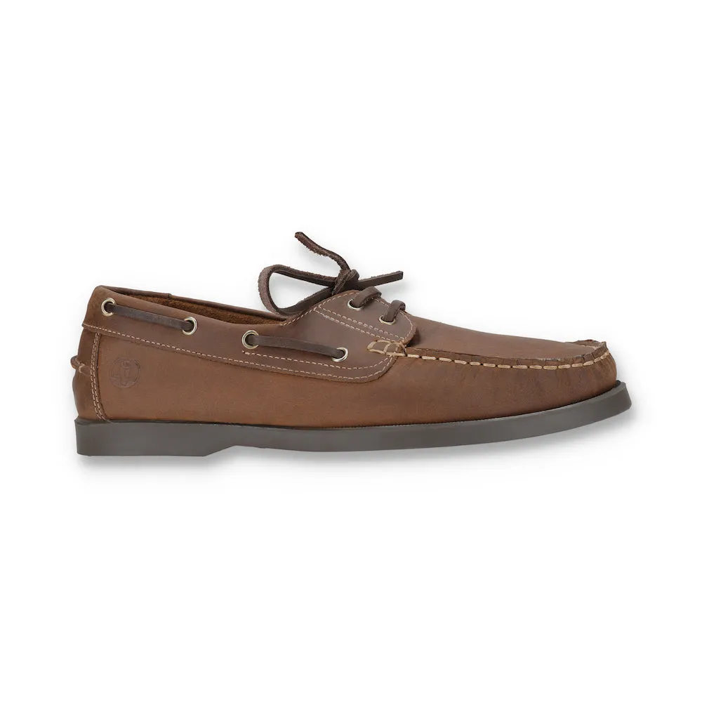 Bordo Waxed Sterling Boat Shoes