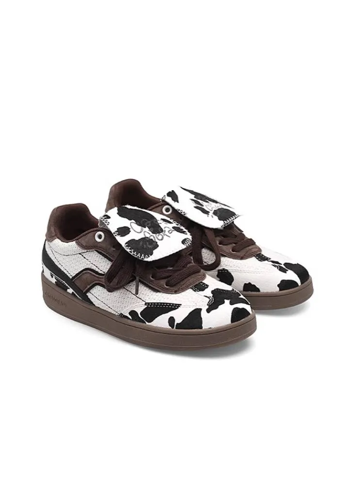 Cow white skateboard shoes【s0000008300】