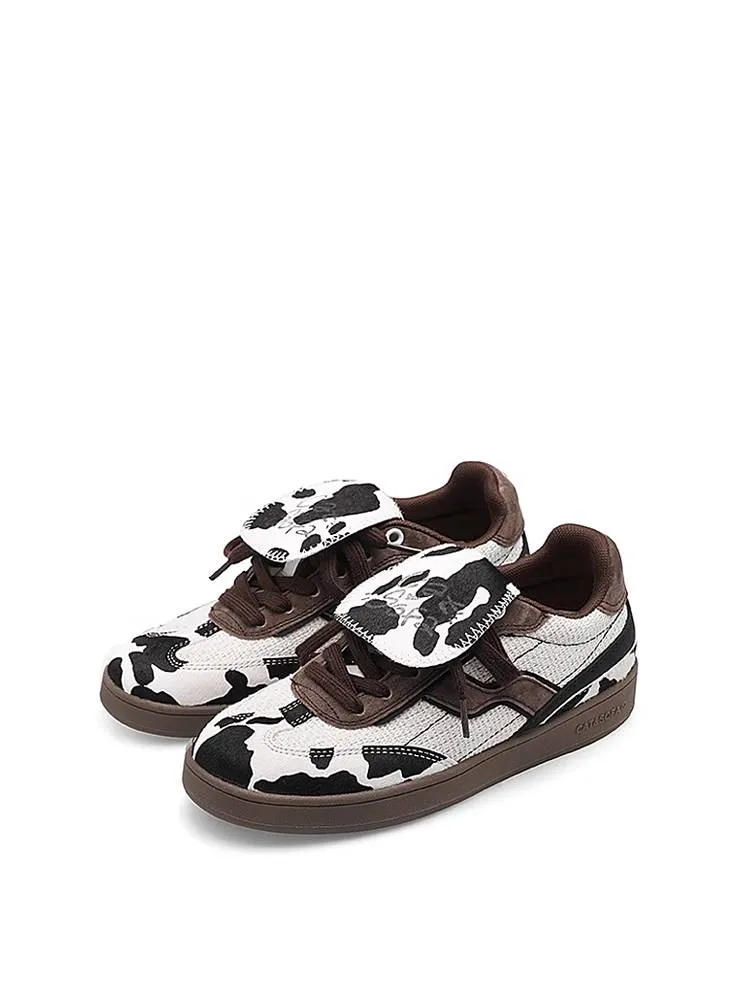 Cow white skateboard shoes【s0000008300】