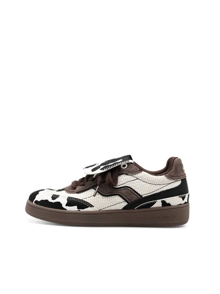 Cow white skateboard shoes【s0000008300】