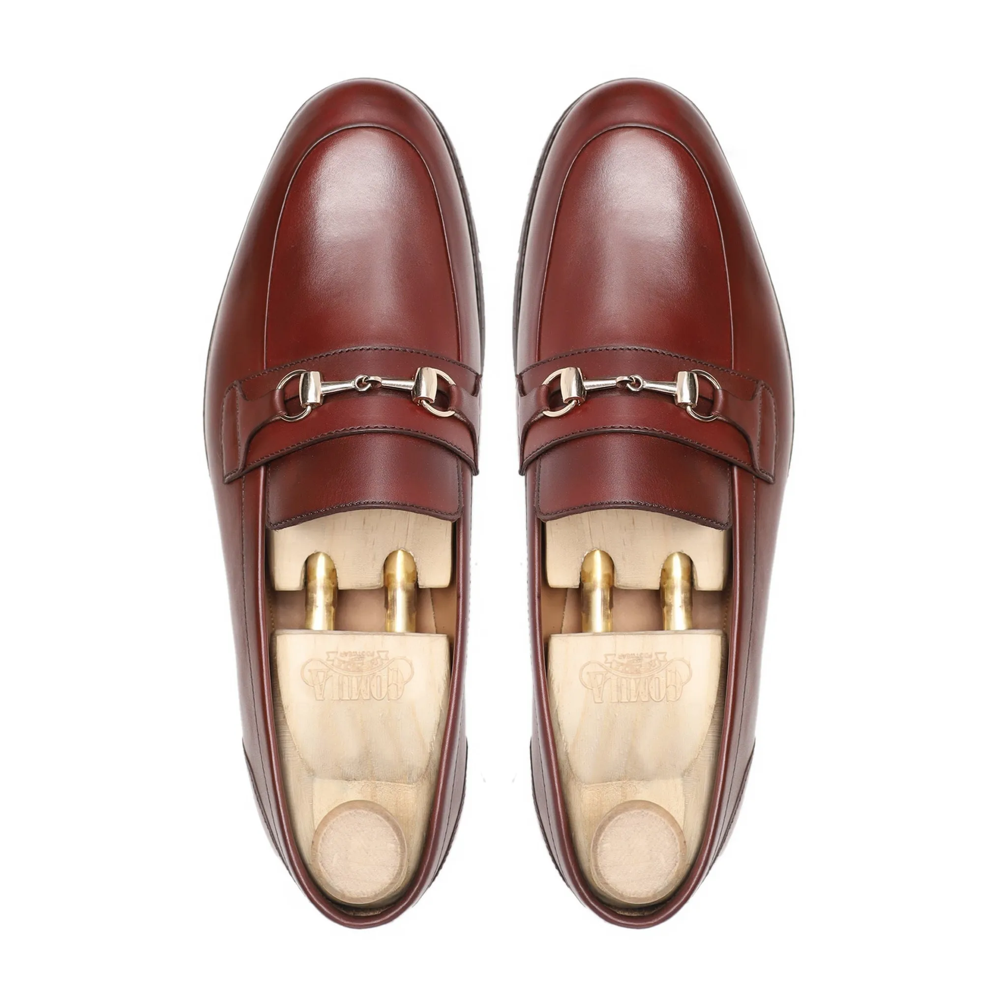 Delara - Men's Reddish Brown Calf Leather Loafer