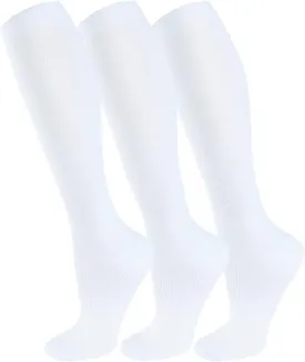 FuelMeFoot 3 Pack Copper Compression Socks - Compression Socks Women & Men Circulation - Best for Medical,Running,Athletic
