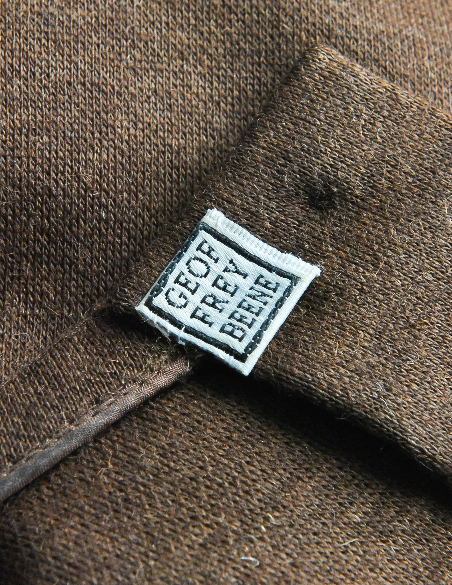 Geoffrey Beene Vintage Brown Wool Dress