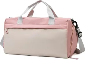 Gym Bag for Women,Duffle Bag for Travel,40L Carry On Weekender Bags with Shoe Compartment,Sports Bags for Yoga & Dance with Wet Pocket