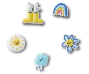 Jibbitz Fresh Prep Outside Doodle - 5 pack
