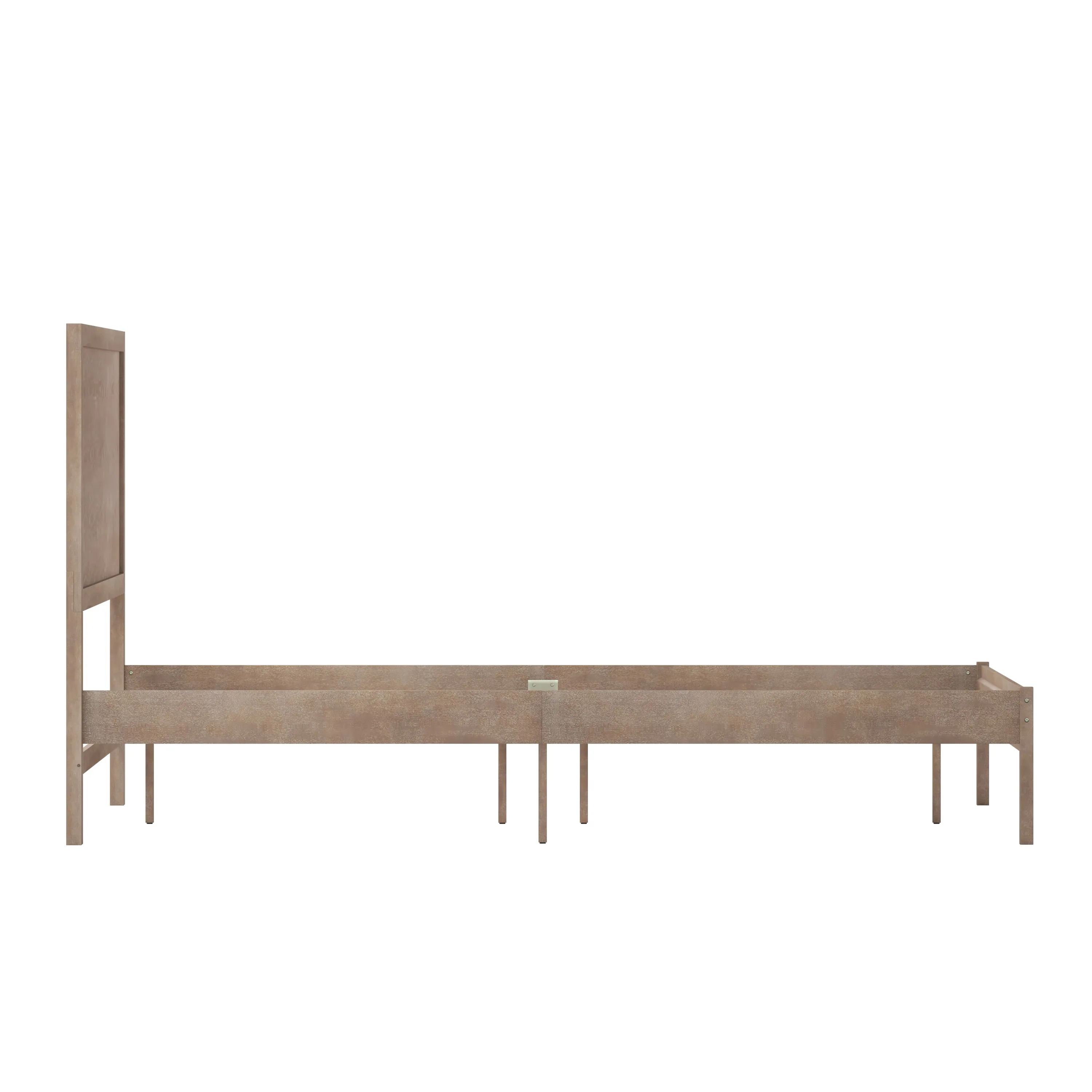 Light Brown Queen Platform Bed MG-09004QB-Q-OAK-GG