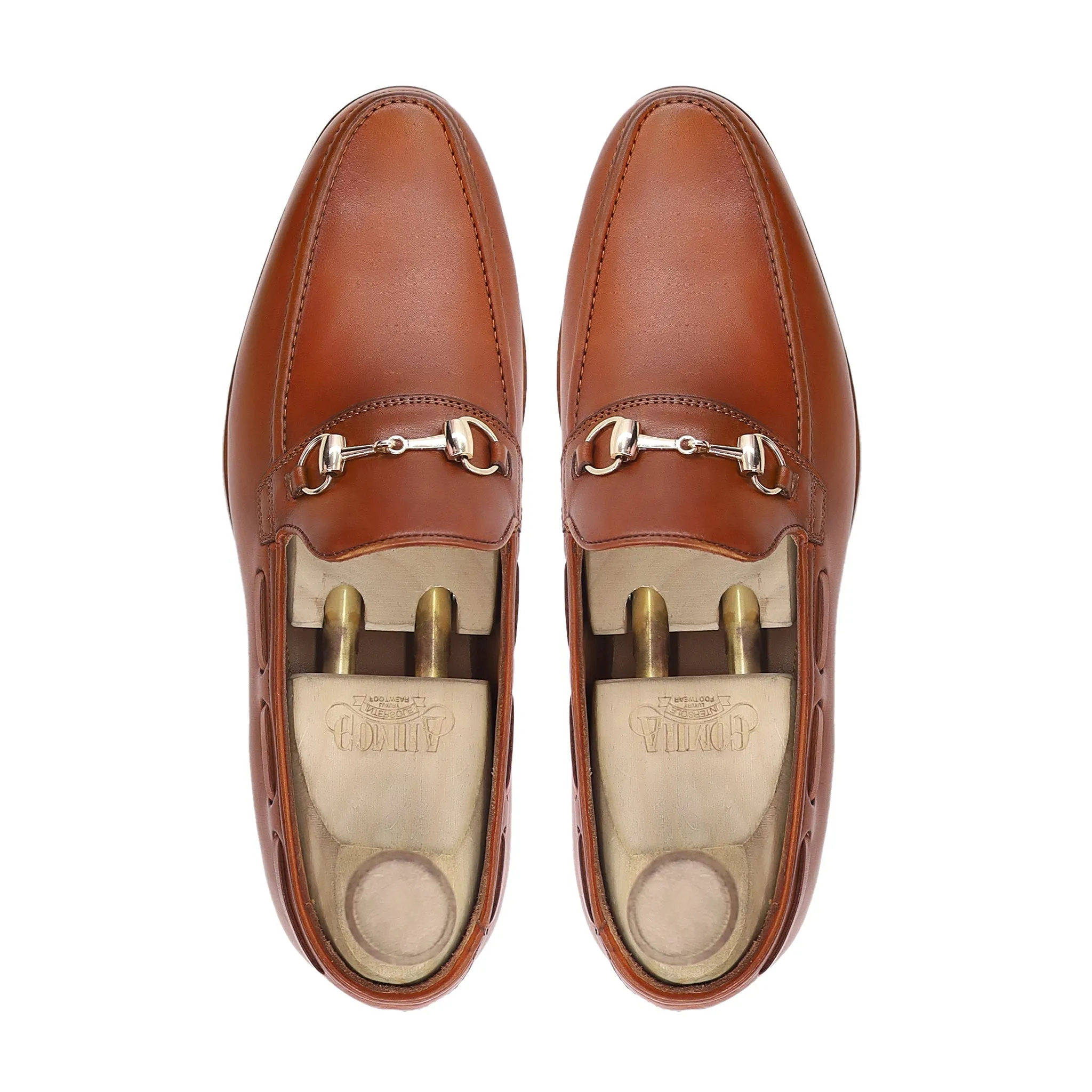 Mamoru - Men's Tan Calf Leather Loafer