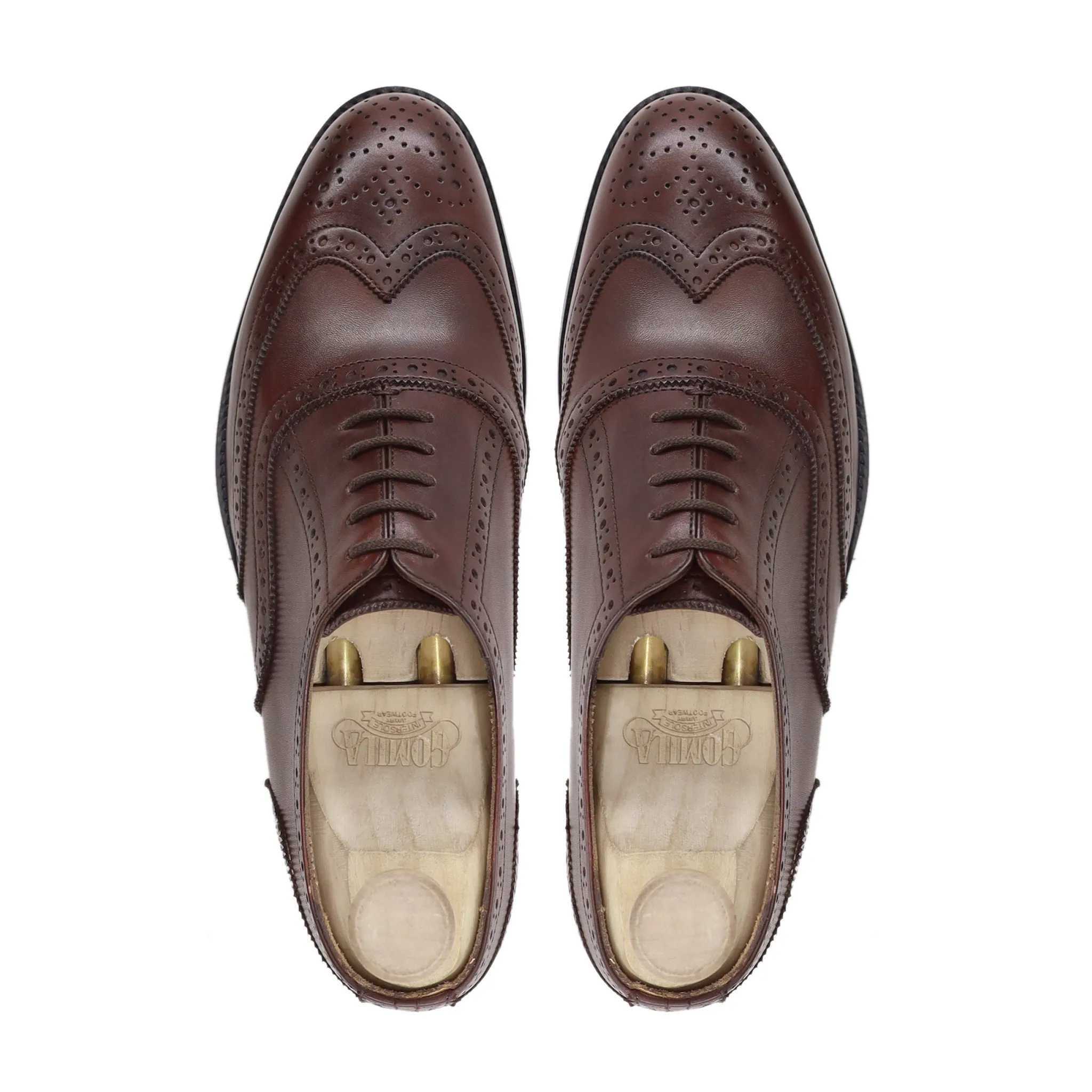 Marvel - Men's Brown Calf Leather Oxford Shoe