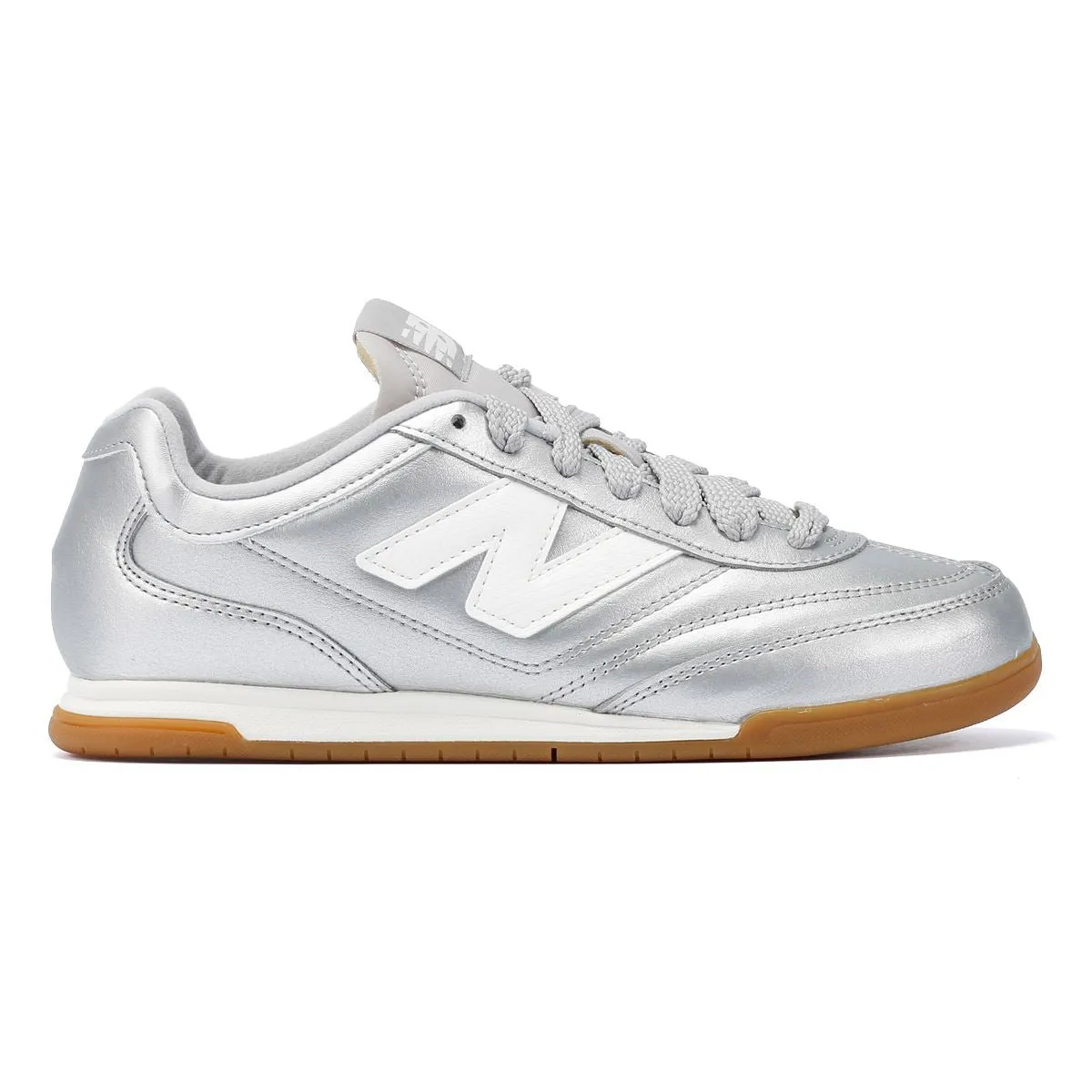 New Balance RC42 Silver Metallic Trainers