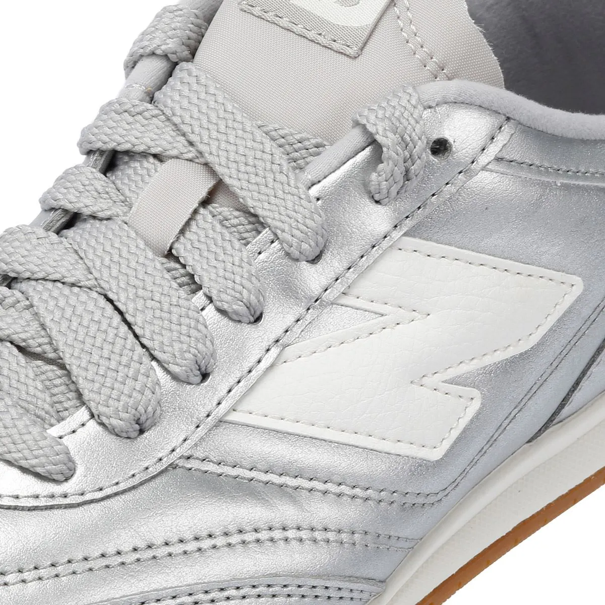 New Balance RC42 Silver Metallic Trainers