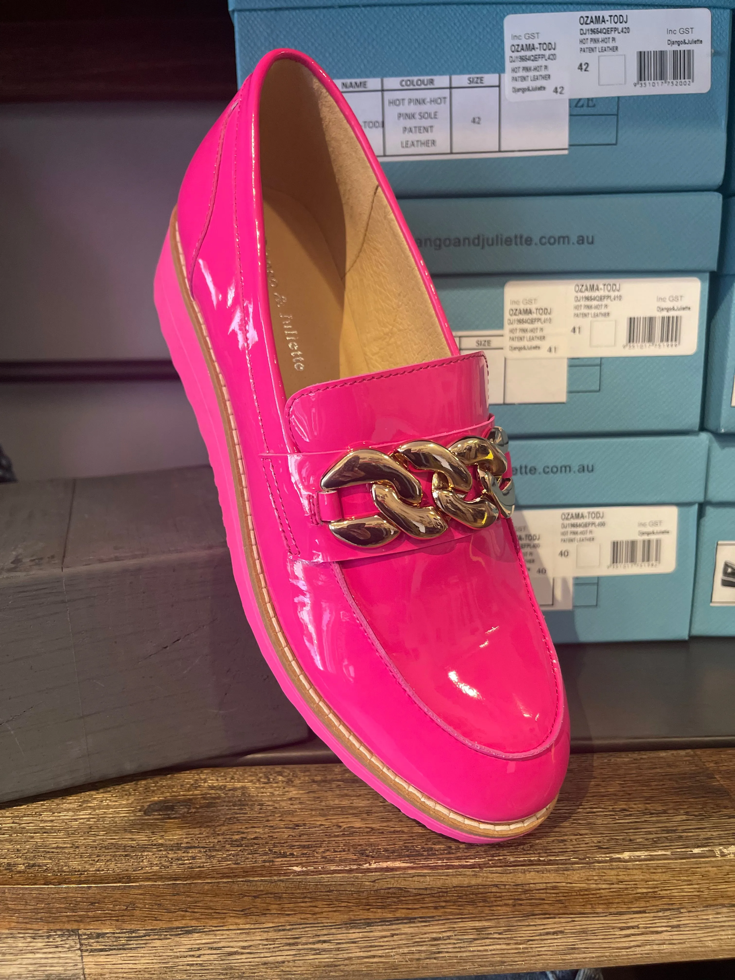 Ozama Hot Pink Loafer