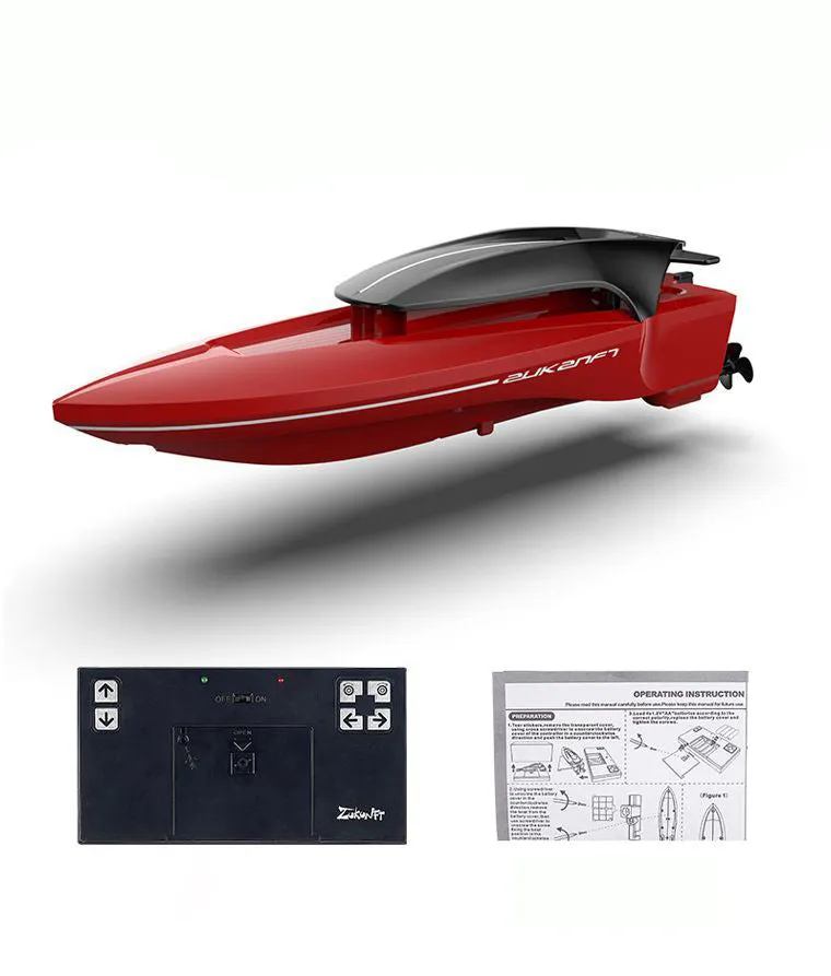 RC Mini Racing Boat Speed Boat Water-Red