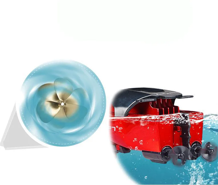 RC Mini Racing Boat Speed Boat Water-Red