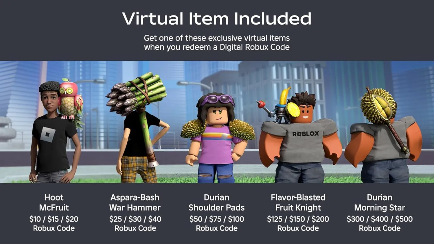 Roblox Digital Gift Card - 1,000 Robux [Includes Exclusive Virtual Item] [Digital Code]