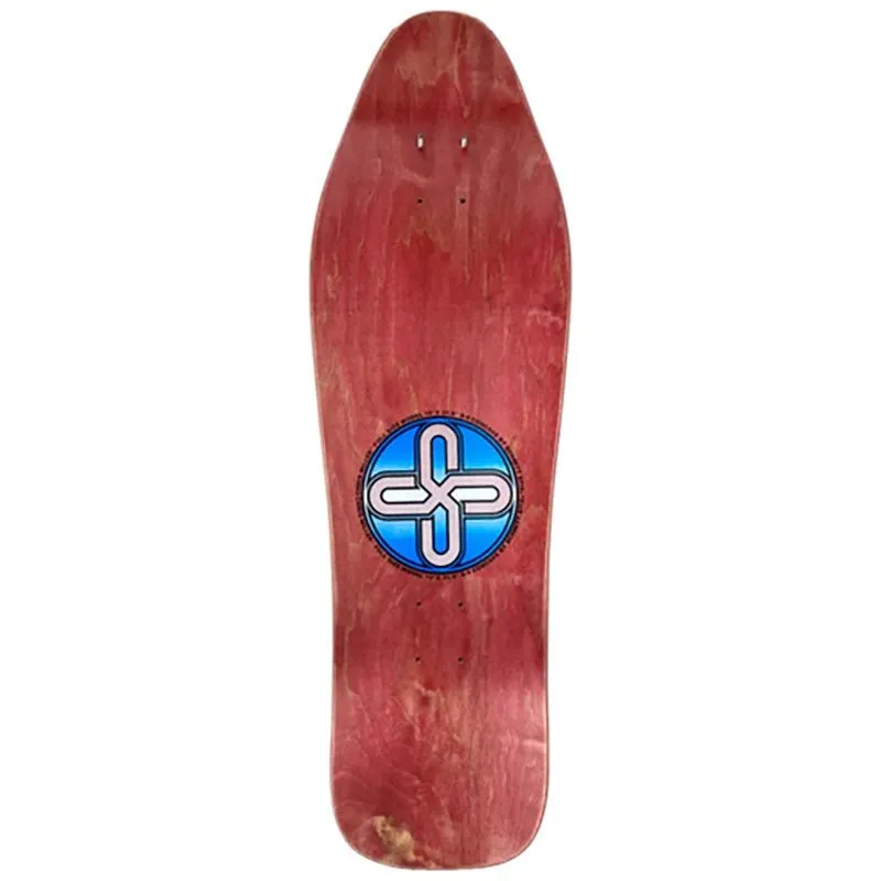 Schmitt Stix 10"x 31.875" Chris Miller III Bird In Mouth (RED STAIN) Skateboard Deck