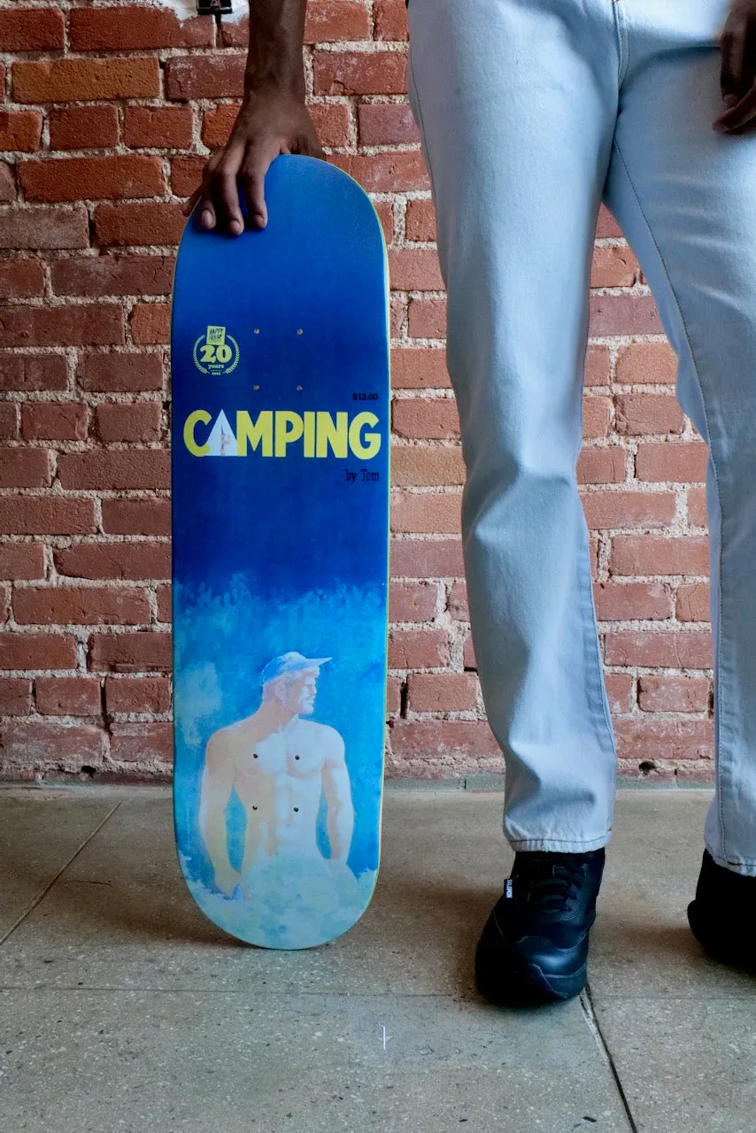 Tom of Finland X Happy Hour Skateboard: Camping