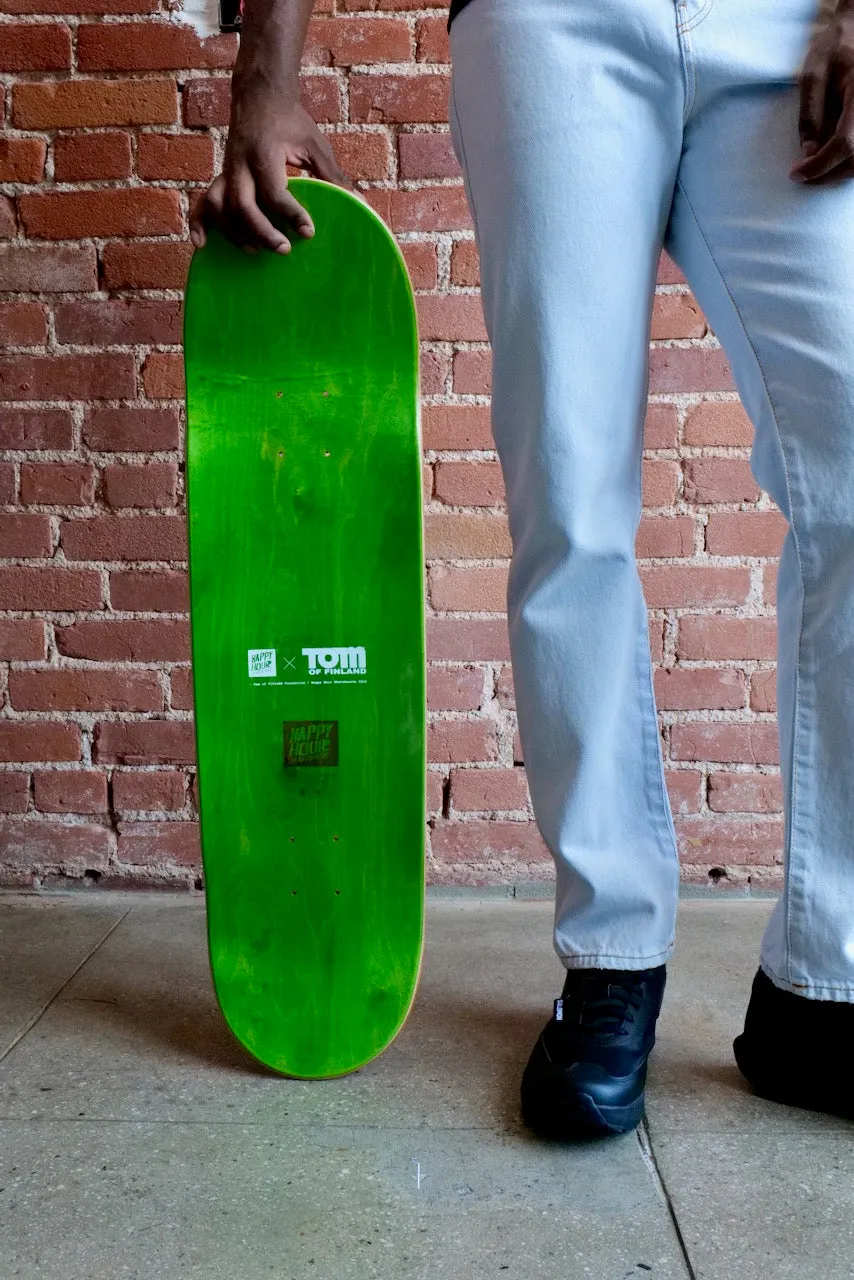 Tom of Finland X Happy Hour Skateboard: Camping
