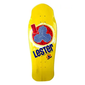 Tracker 10.3/8" x 30.5" Lester Kasai Oak Leaf Yellow Skateboard Deck
