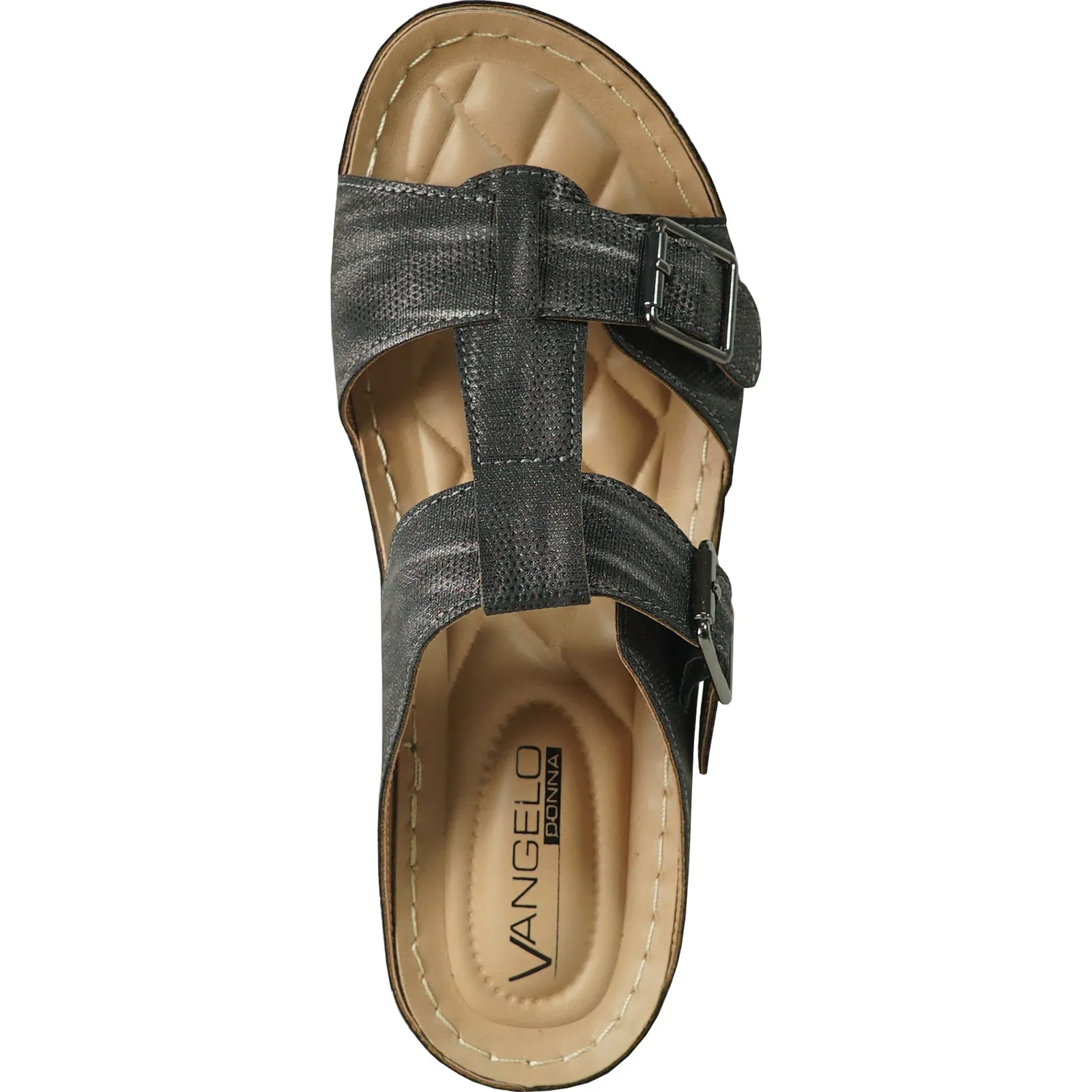 VANGELO Women Sandal CATHY-1 Wedge Sandal Black